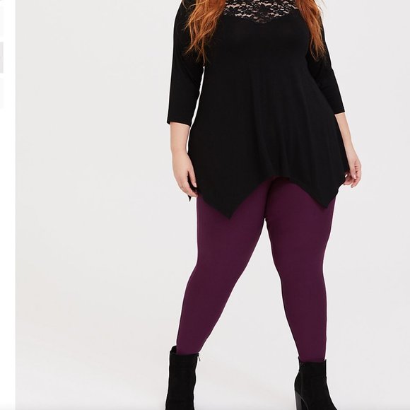 torrid Pants - Torrid Full Length Signature Waist Fleeced Lined Leggings Size: 3x